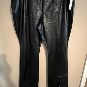 Tinseltown Black Leather Pants